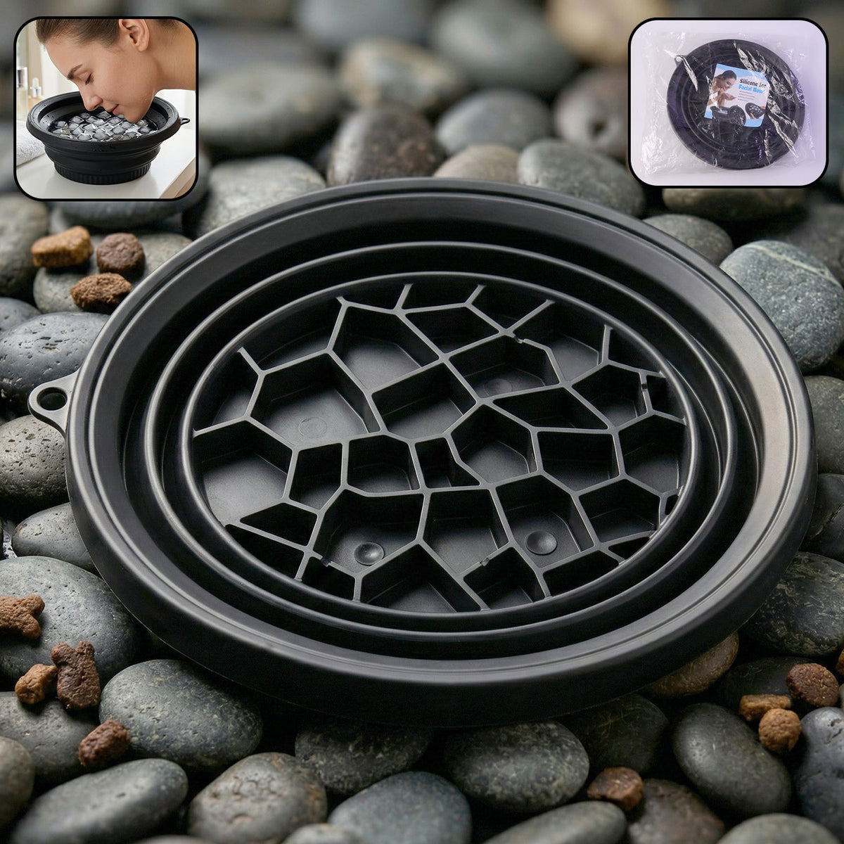 Facial Ice Bowl for Skin Care Ice Therapy Face Cooling Mold (1 Pc)