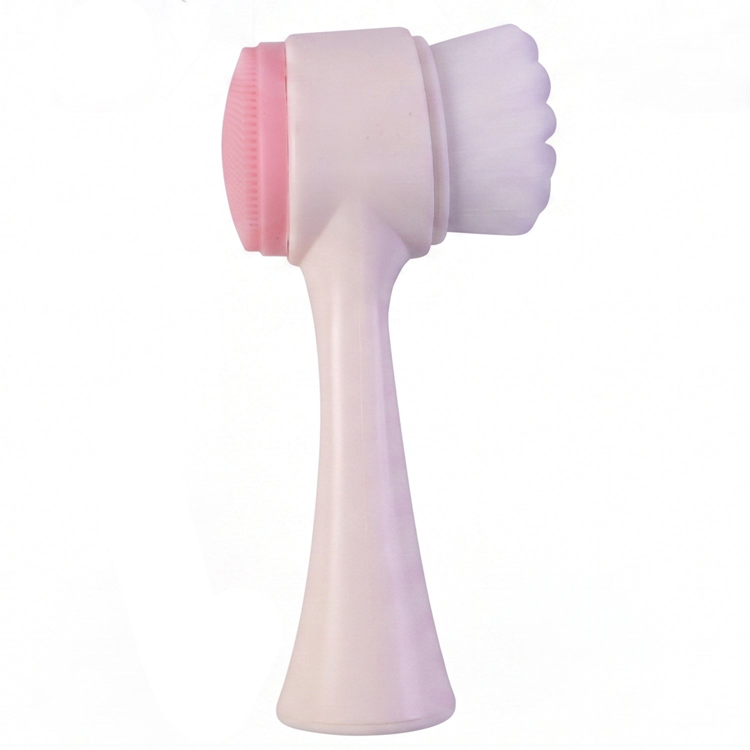 Silicone scrubber side of facial cleansing brush for face massage