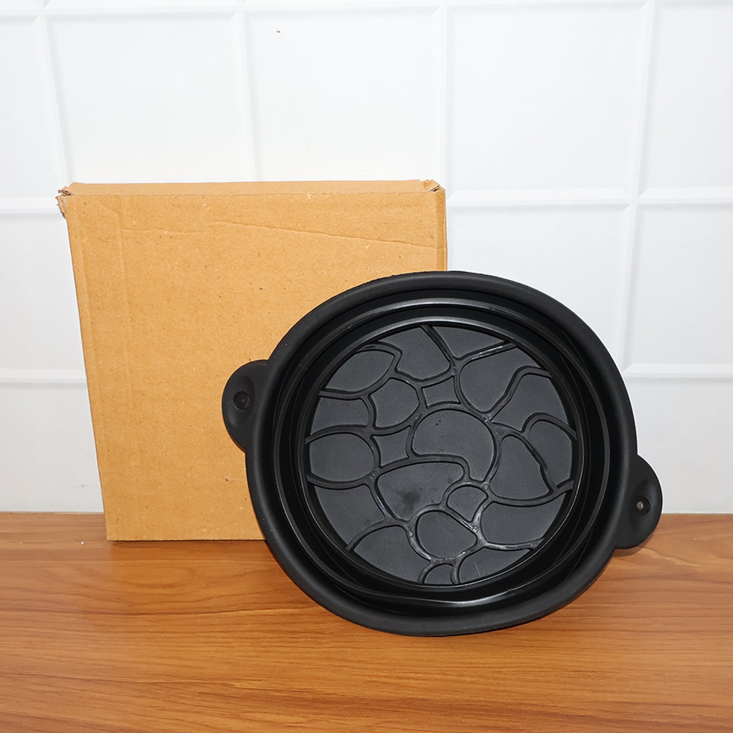 Portable foldable silicone ice bowl for facial care