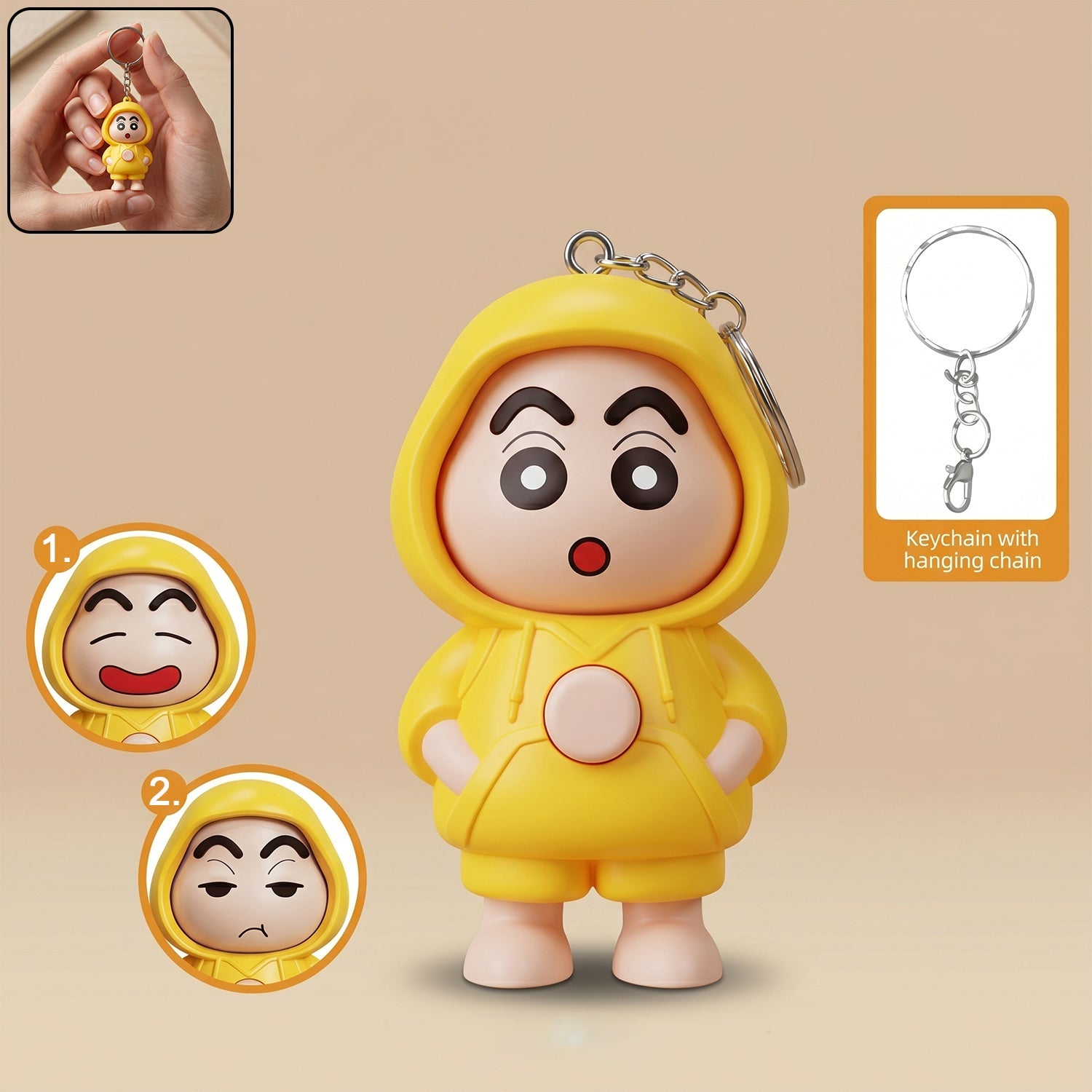 Cute Doll Keychain Accessory