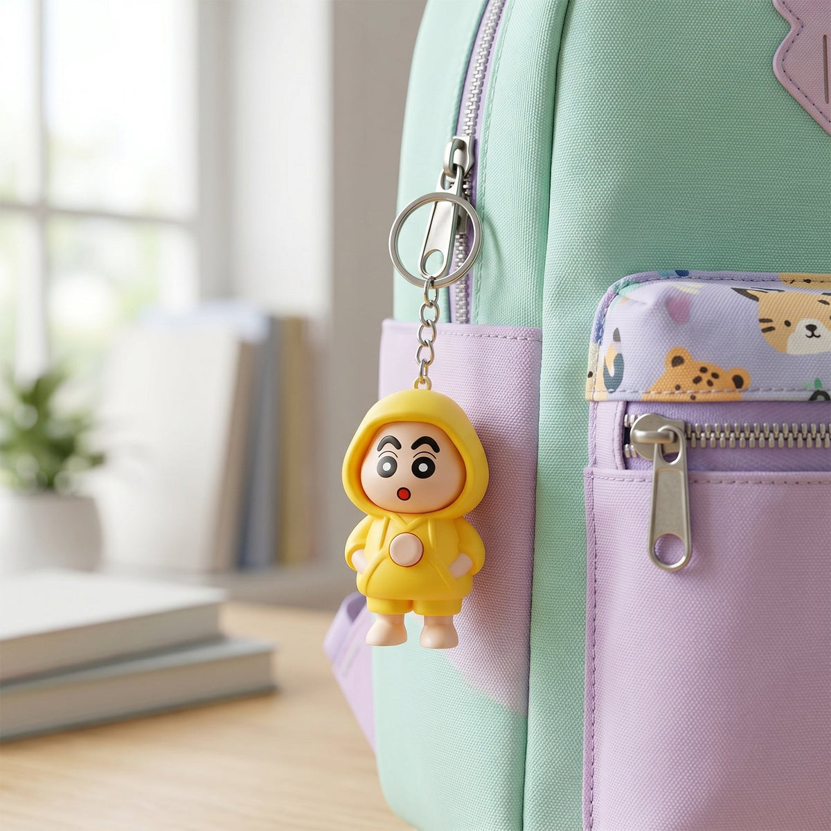 Face Changing Doll Keychain with Multiple Expressions