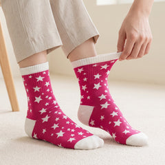 Soft Socks Comfortable Breathable Stretchable Assorted Design Colour