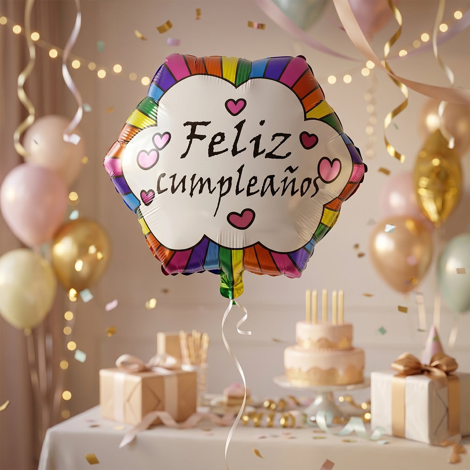 Celebration balloon party decor