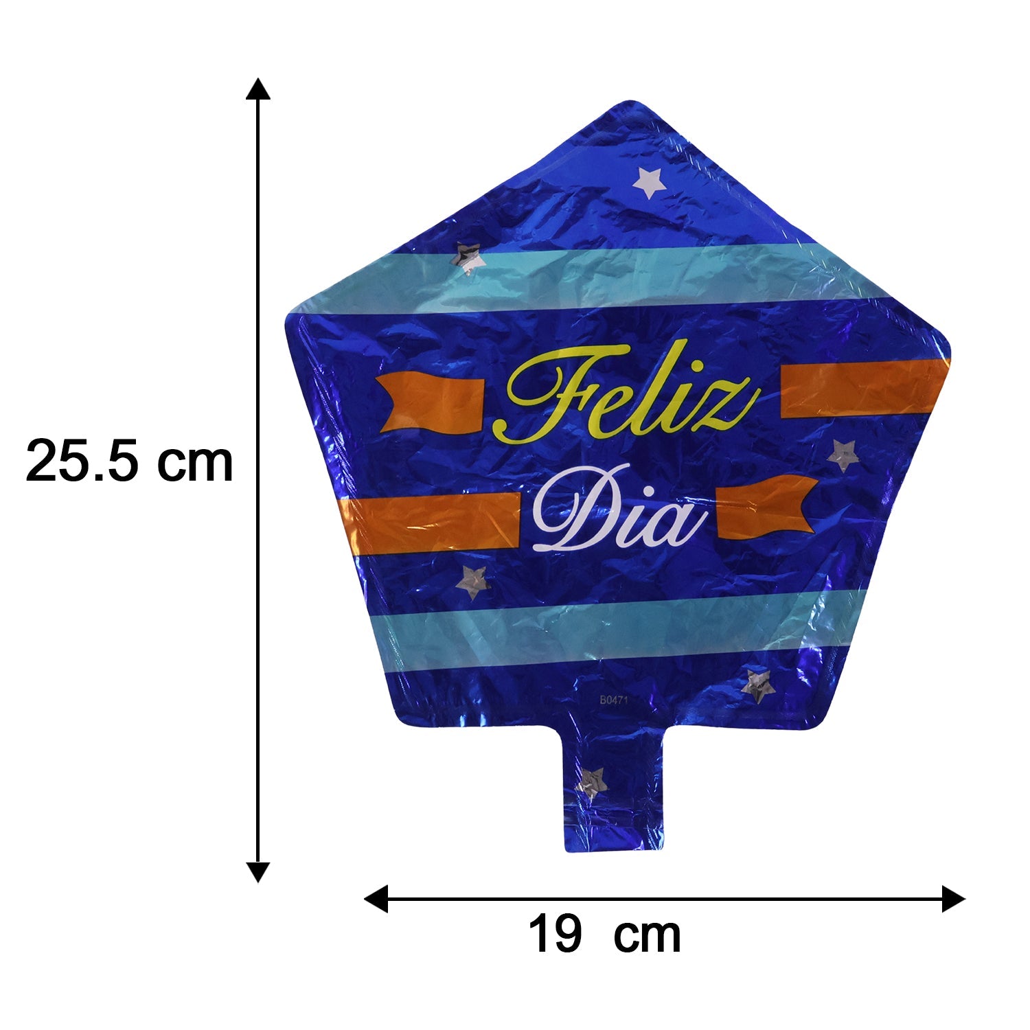 Blue star balloon size guide