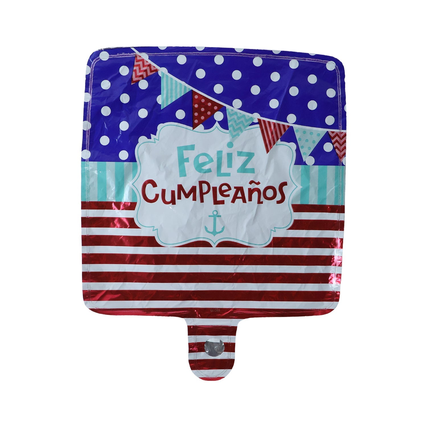 Cumpleanos foil balloon backdrop