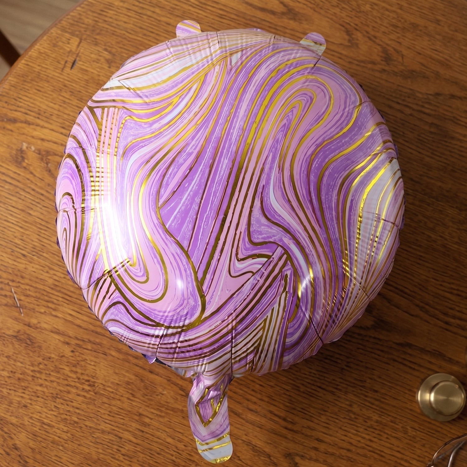 Round marble balloon home event