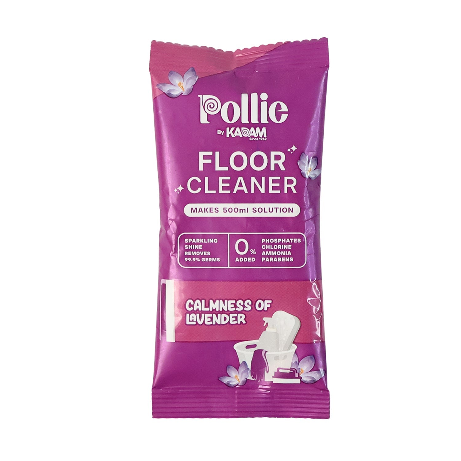 Pollic Kadam Concentrated Floor Cleaner Sachet – Lavender Fragrance (50 Gm)