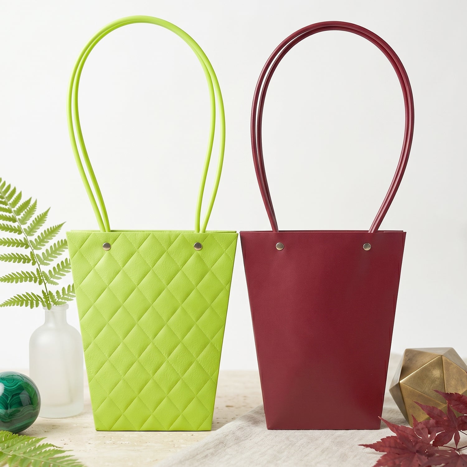 Flower bag bouquet use