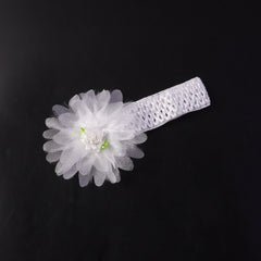 Cute Soft Elastic Floral Baby Headband Stylish Stretchable Hair Band (1 Pc)