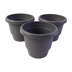 Lightweight plastic flower pots for home and outdoor plants