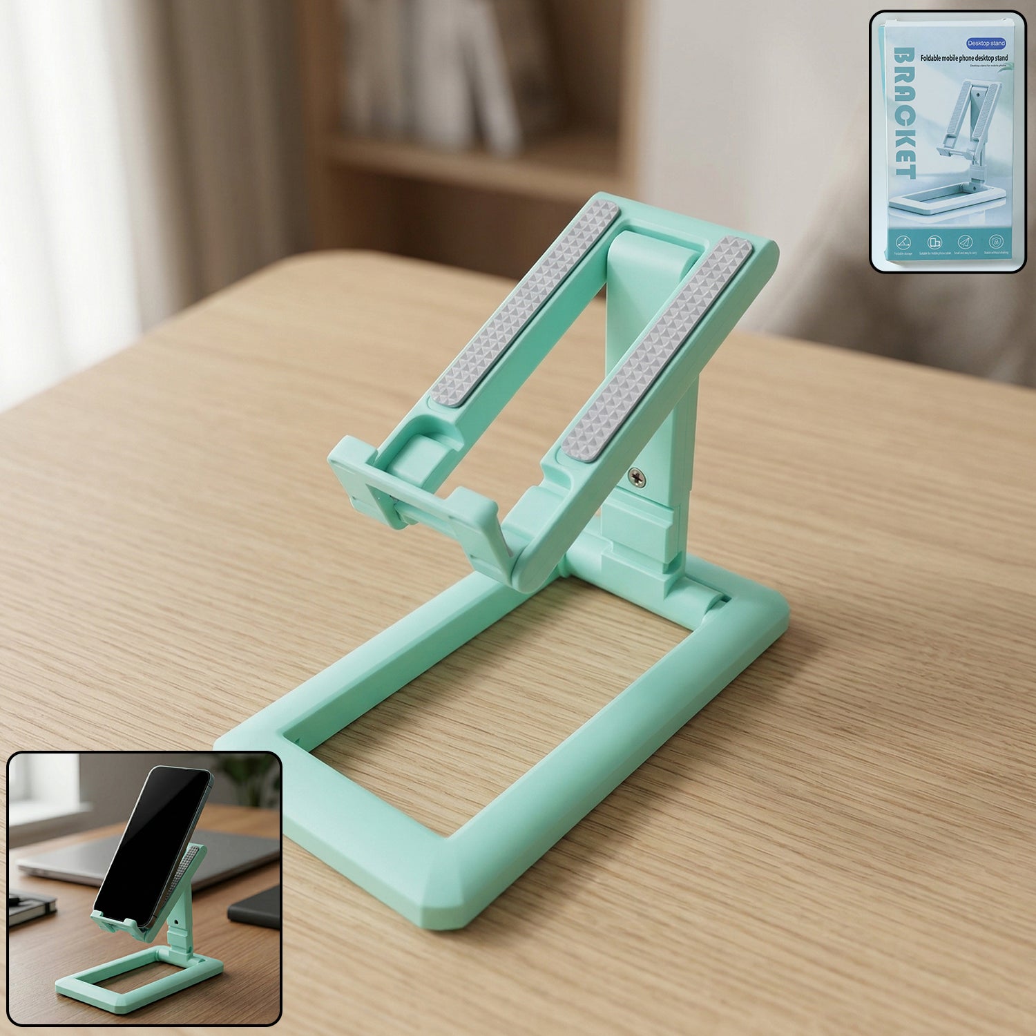 Plastic Foldable Mobile Phone Stand (1 Pc)