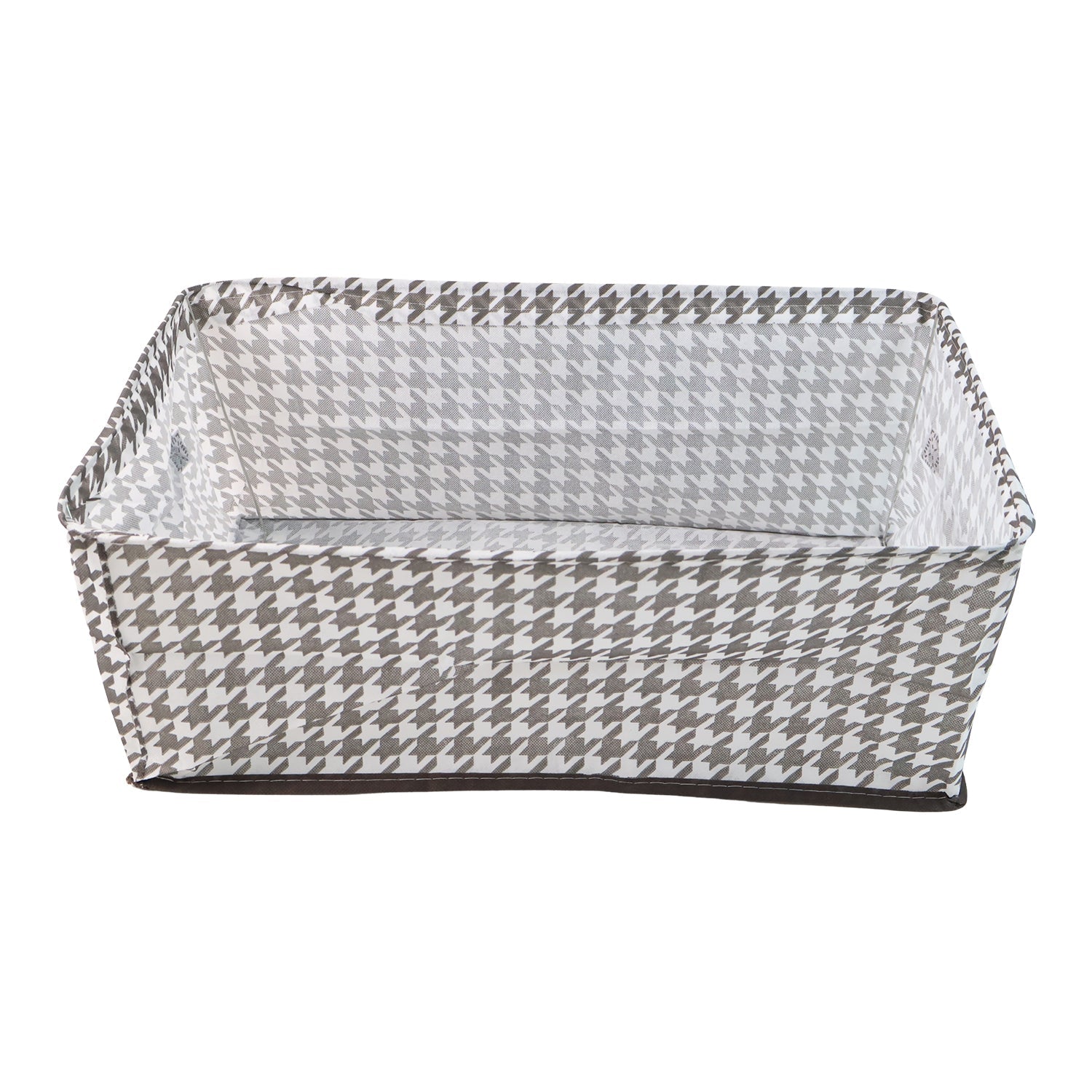 Stylish canvas basket for clothes and linens