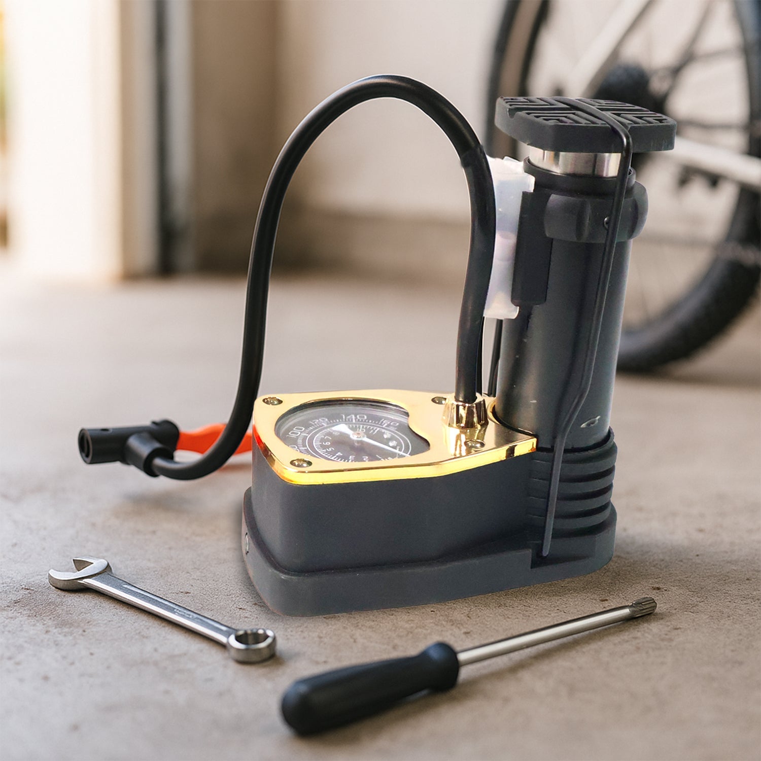 Portable High Pressure Foot Air Pump with Needle â€“ Lightweight & Universal