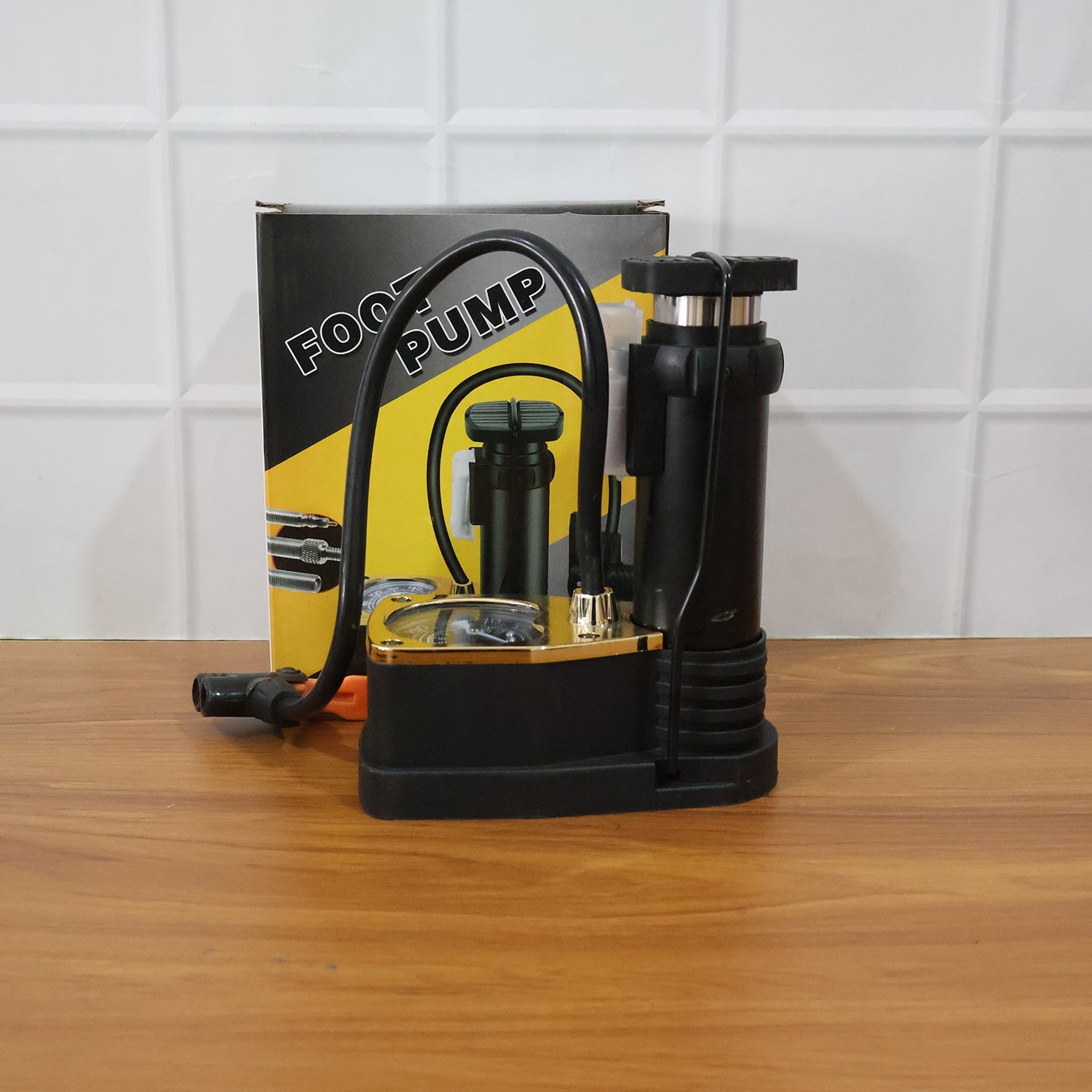 Portable High Pressure Foot Air Pump with Needle â€“ Lightweight & Universal