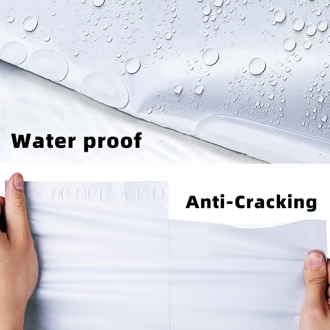 Tamper proof courier bag packaging features