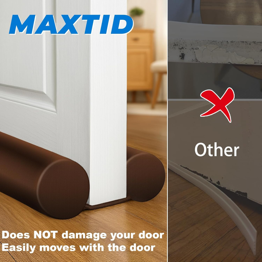 DeoDap Twin Door Draft Stopper Guard Protector - alternative angle