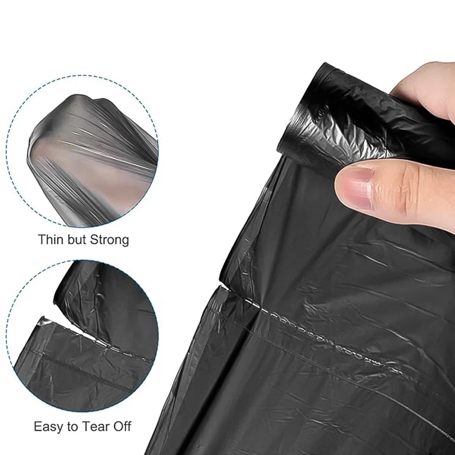 Extra-Strong Garbage Bag Roll (48x54CM / 1 Pc)