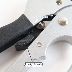 Gardening shears with ergonomic cushioned handle