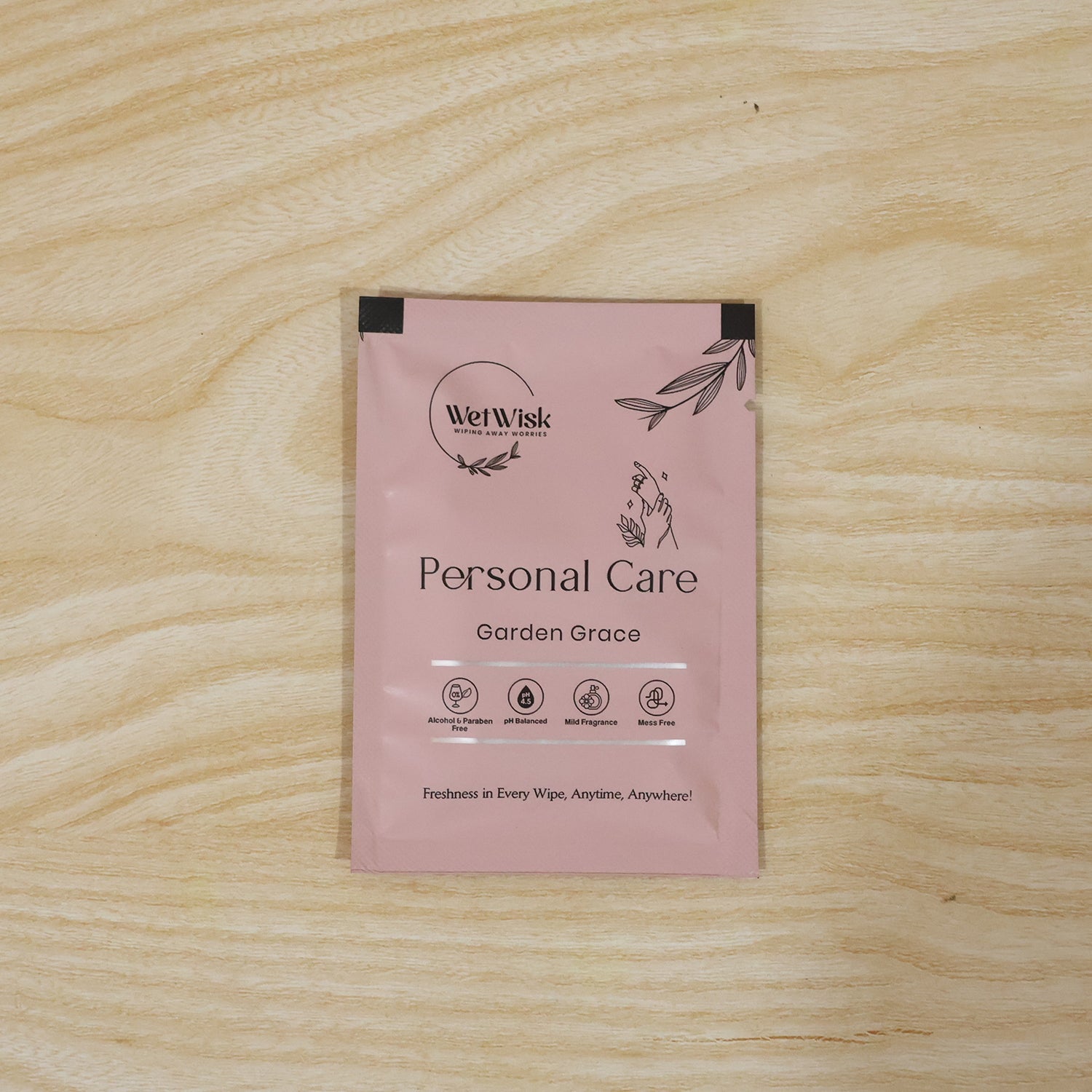 Personal hygiene wipe daily
