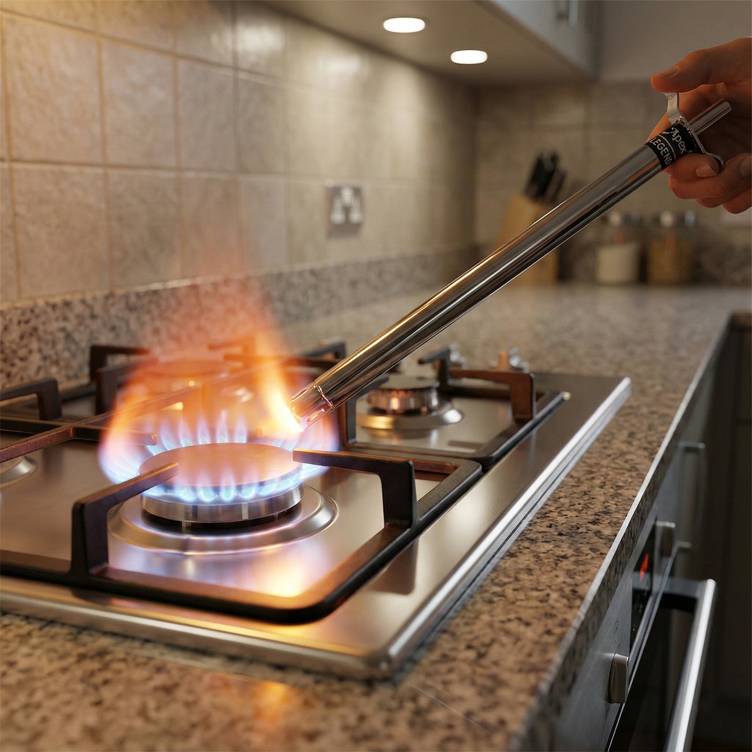 Long Stainless-Steel Gas Stove Lighter (1 Feet)