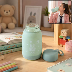Glass water bottle 380ml lid