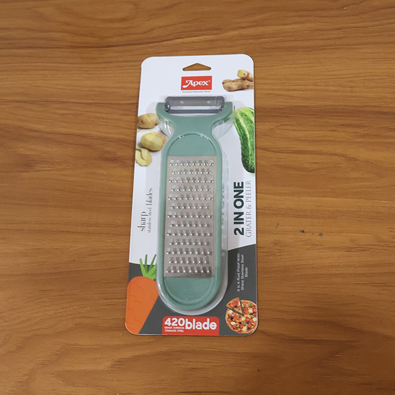 Sharp Blade Kitchen Peeler and Grater