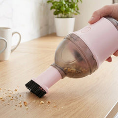Compact handheld vacuum cleaner for small space cleaning