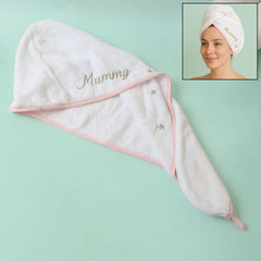 Luxury Microfiber Hair-Drying Towel Wrap (1 Pc)