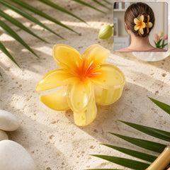 Plastic stylish flower hair clip claw clutcher in mixed designs