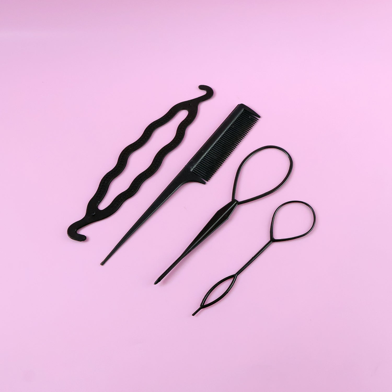 Multi Purpose 4 In 1 Hair Styling Tool Kit