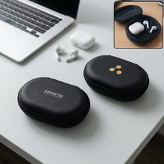 Portable headphone storage case