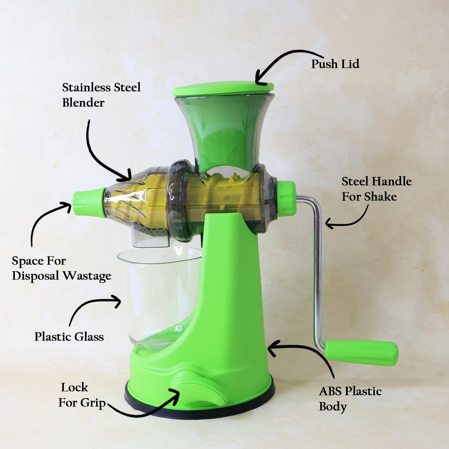 Supermom Manual Multi-Functional Fruit and Vegetable Juicer (1 Pc)