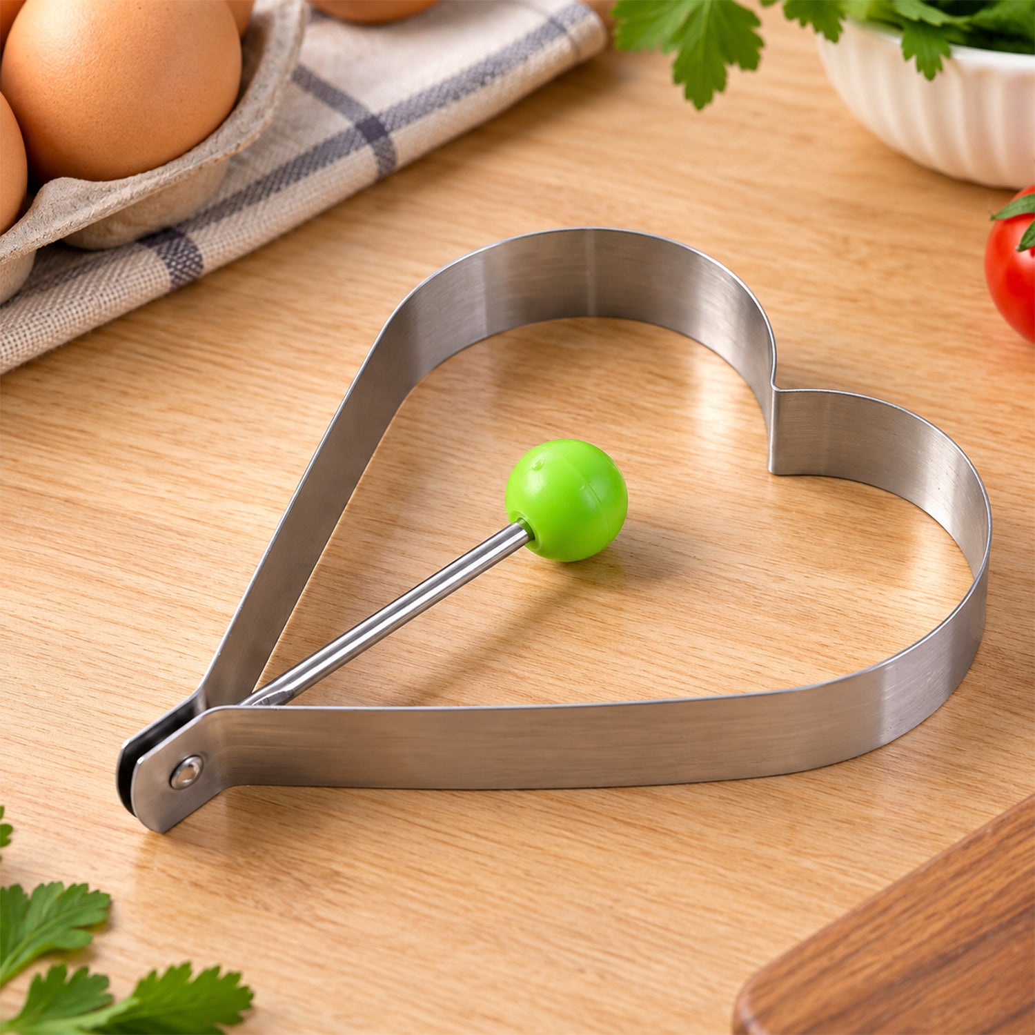 Egg mould handle detail