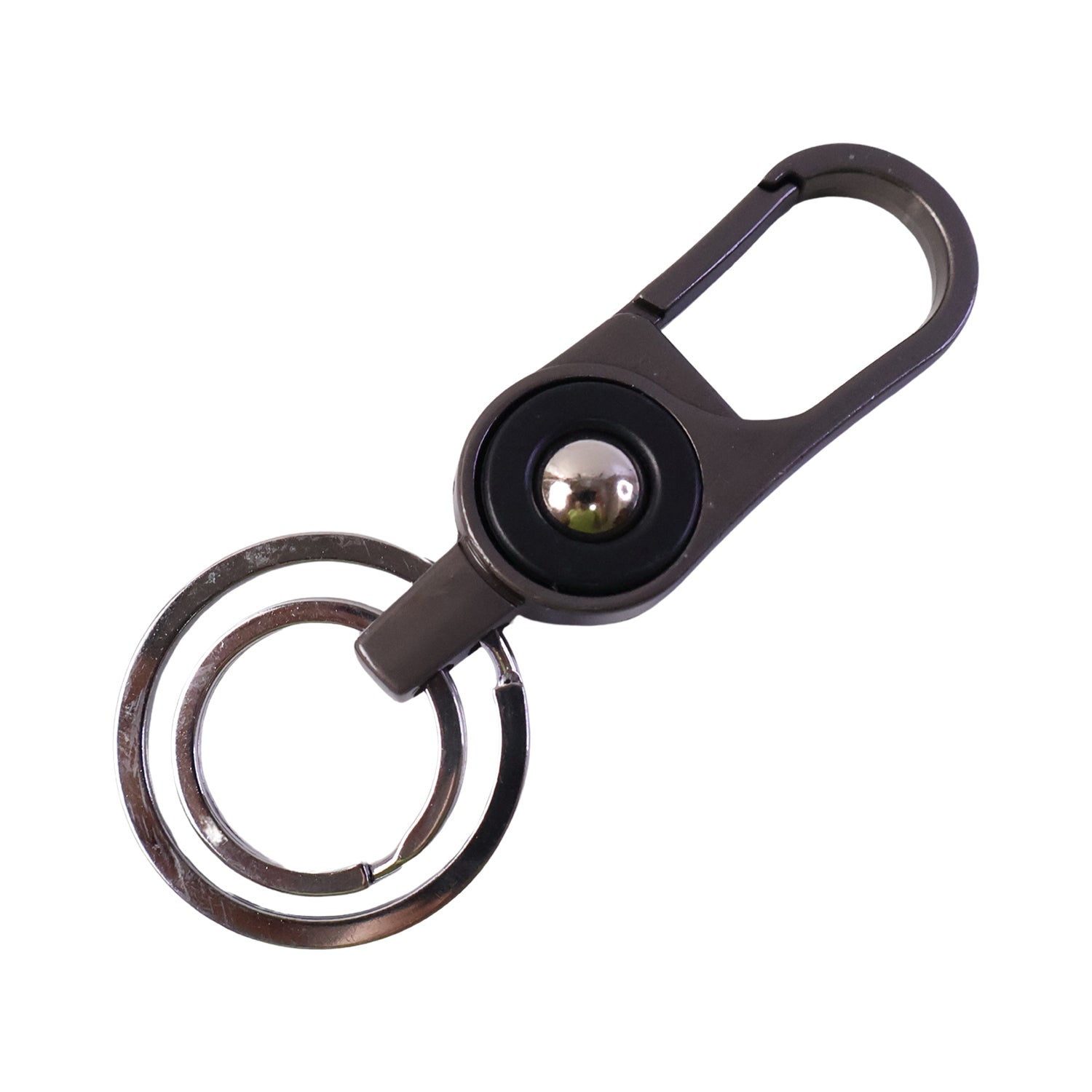 Premium Metal Key Holder with Secure and Stylish Keychain (1 Pc)