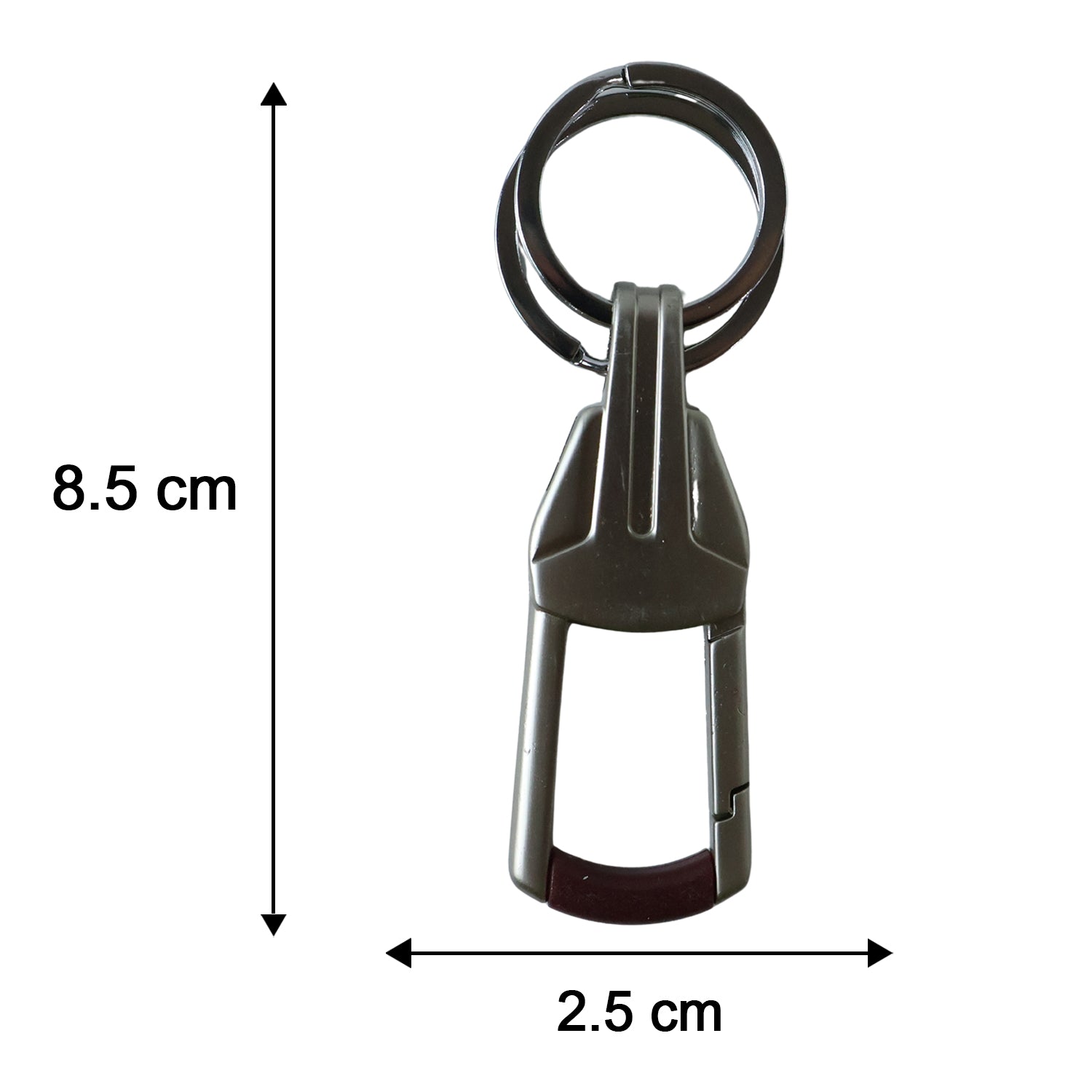 Heavy Duty Metal Key Holder Carabiner Clip Keychain (1 Pc)