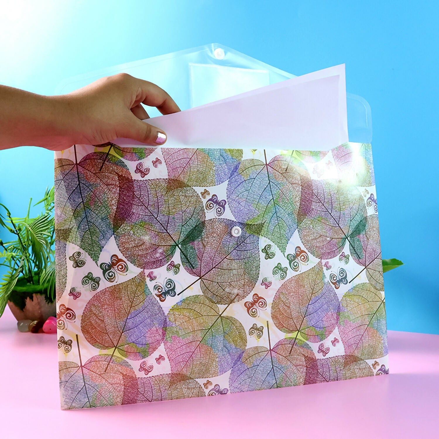 Plastic Document Storage File