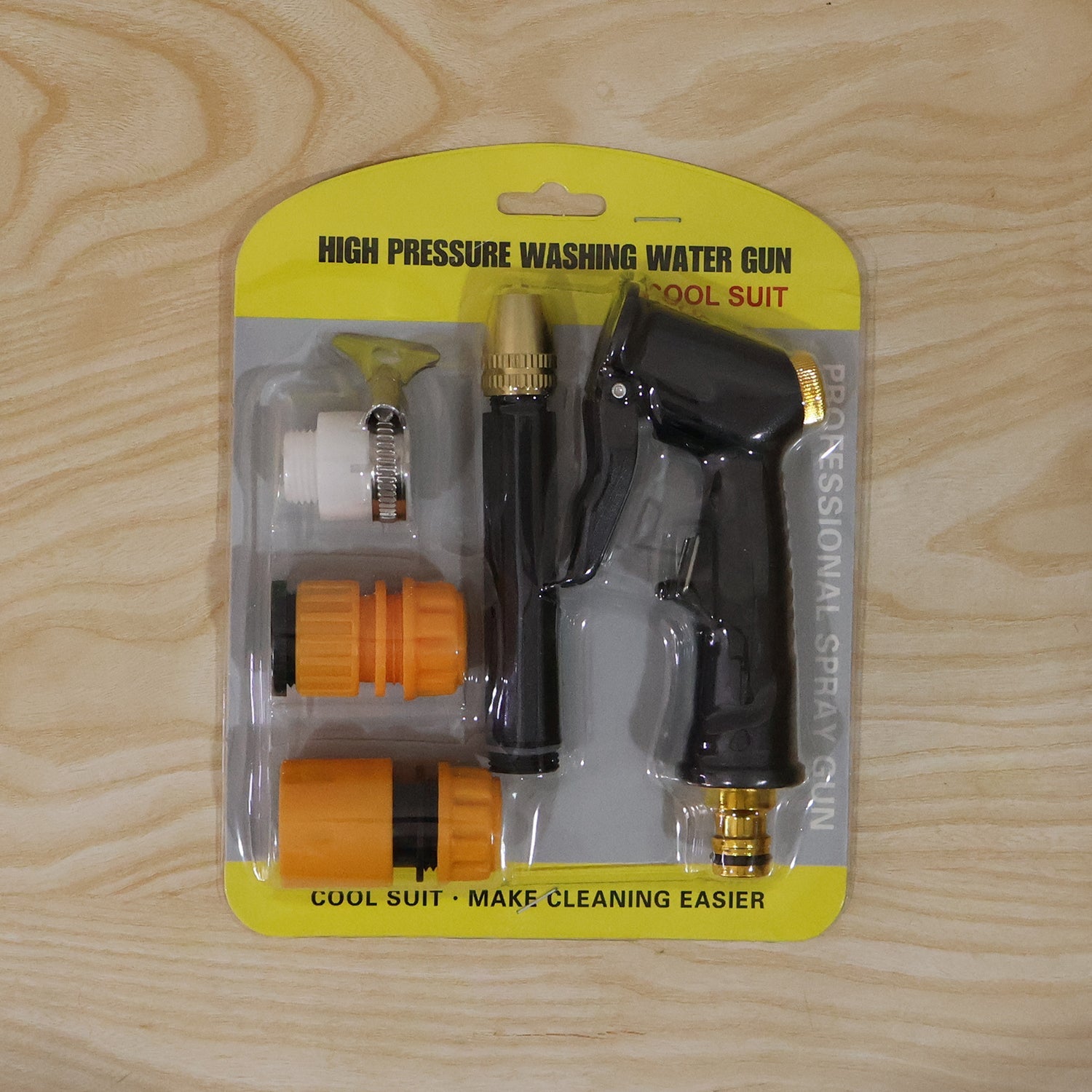 Versatile high pressure water gun for car, bike, garden, and outdoor cleaning tasks