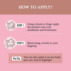 Premium Color Strokes Shimmer Highlighter (1 Pc)