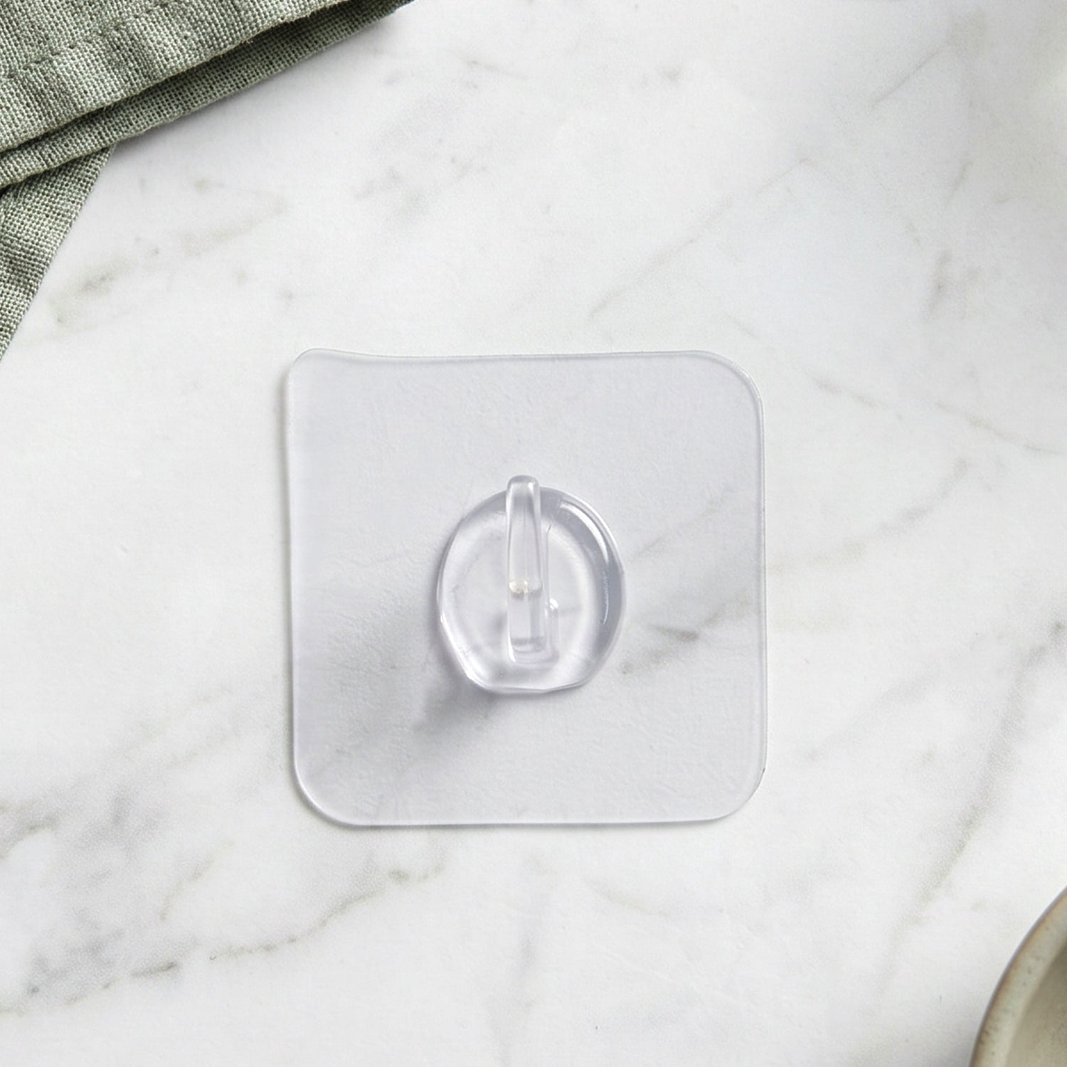 Self Adhesive Wall Hook attached on glass surface