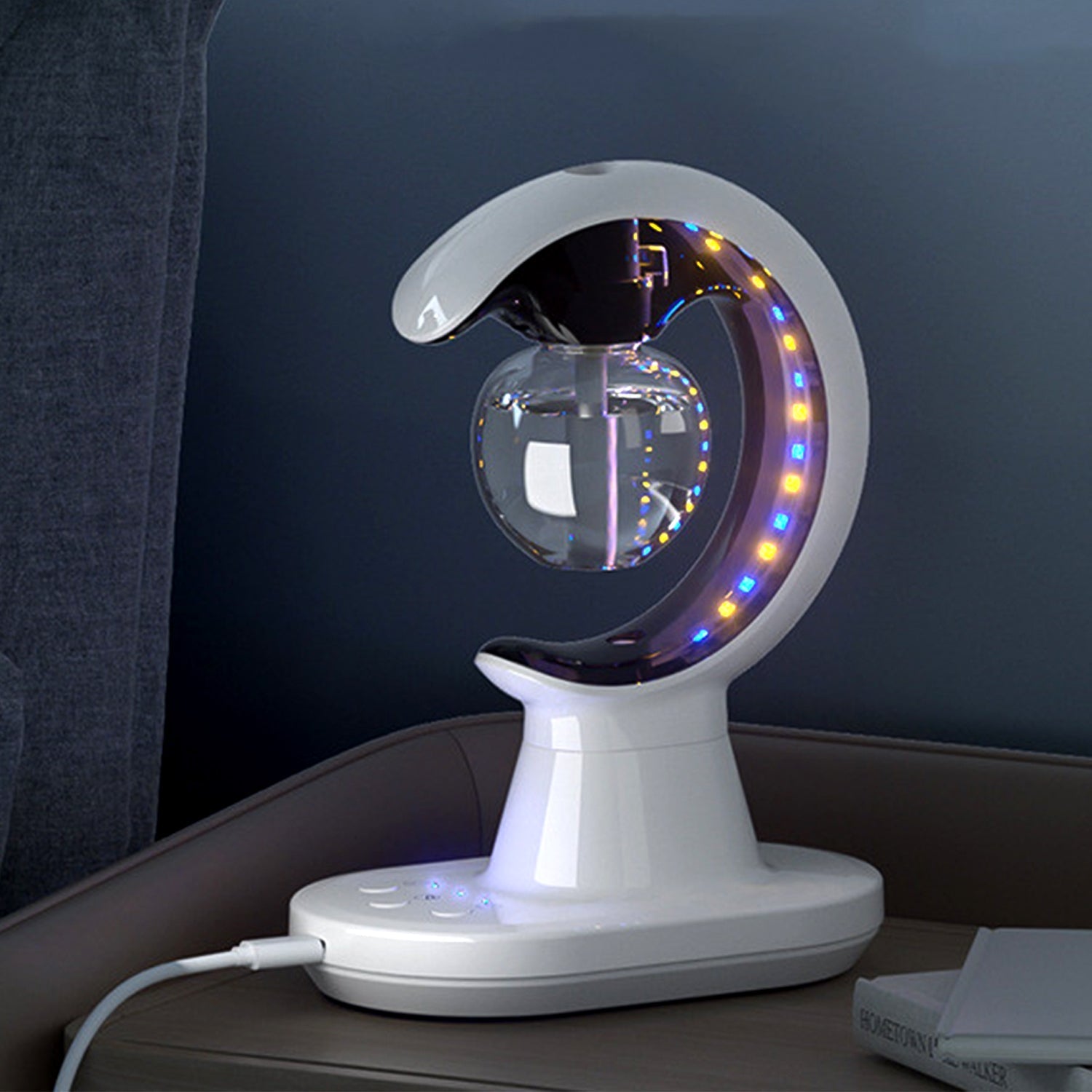 3-in-1 LED Lamp showing water reservoir and control buttons