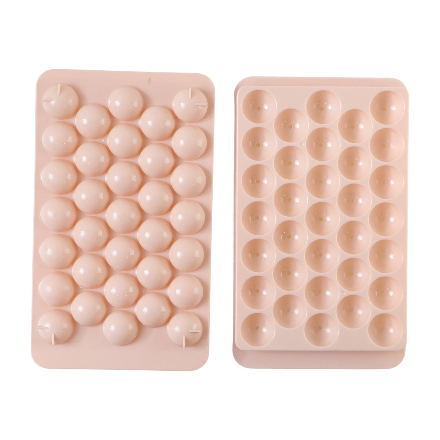 Plastic Ball Ice Cube Tray With Lid (1 Pc, 33 Grid)