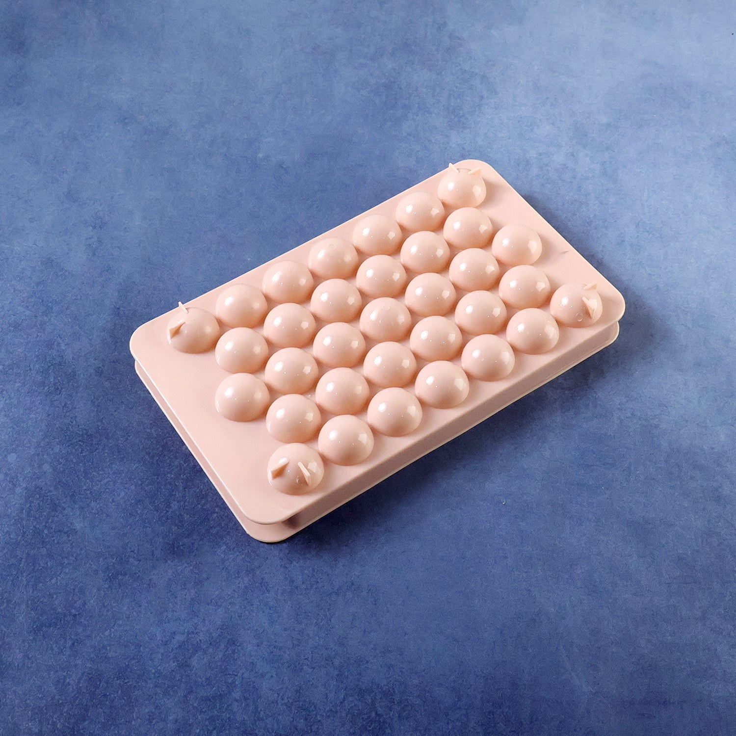 Plastic Ball Ice Cube Tray With Lid (1 Pc, 33 Grid)