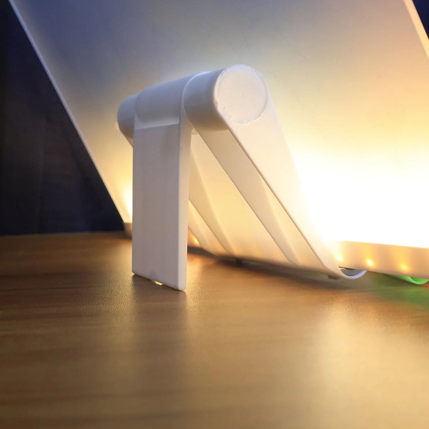 Close-up of LED Illuminated Writing Board
