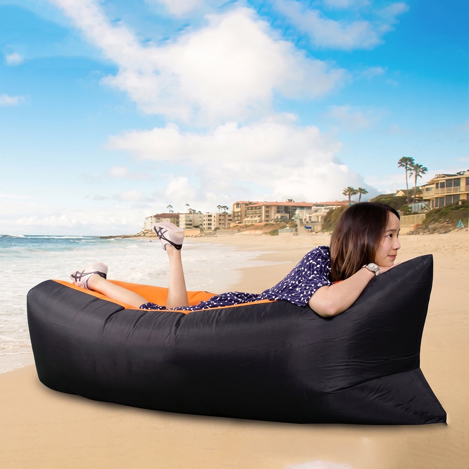Air-Filled Inflatable Sofa for Comfortable Relaxing