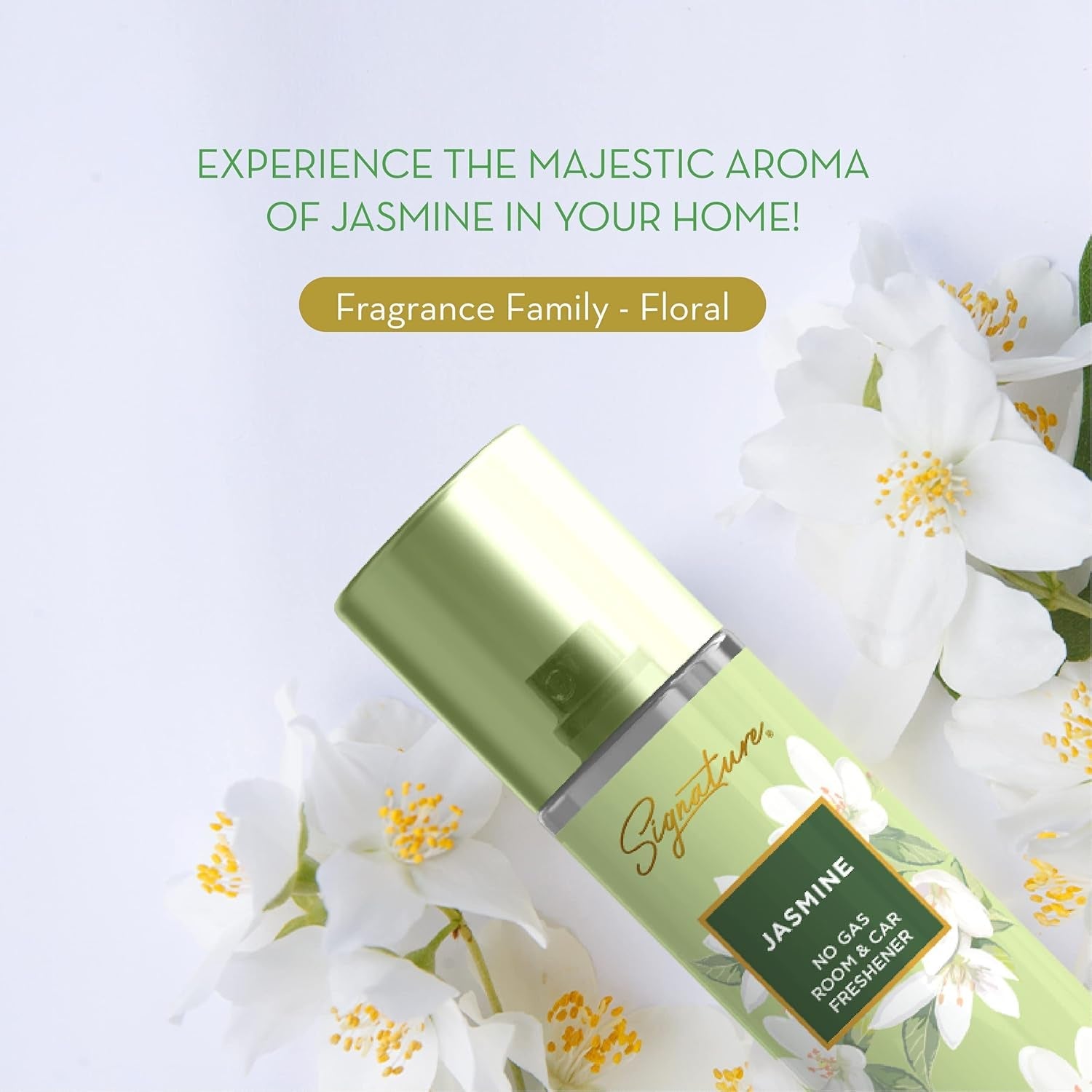 Long lasting jasmine fragrance spray