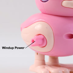 Cute Wind-Up Walking Duck Toy for Kids (1 Pc)