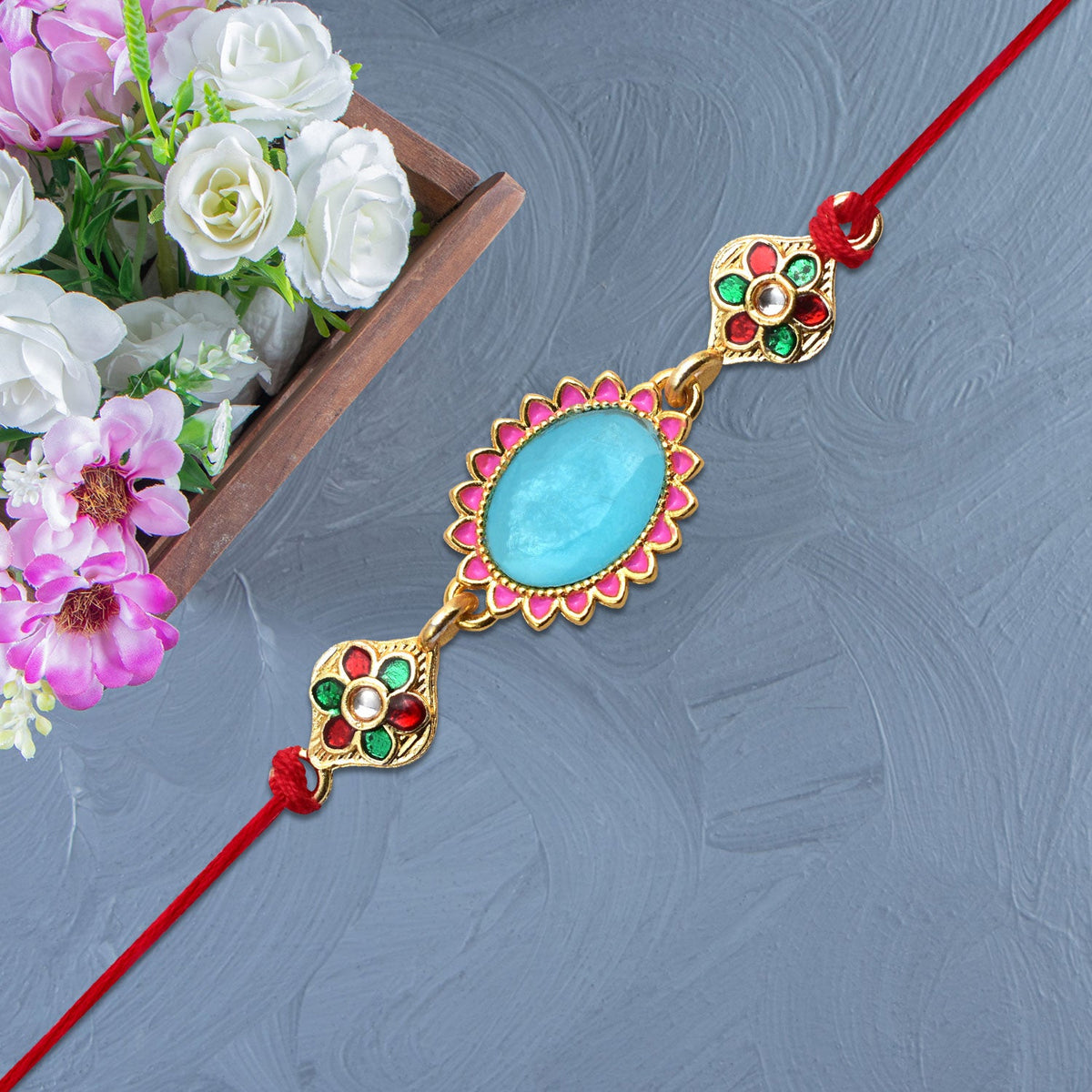 Blue Stone Rakhi