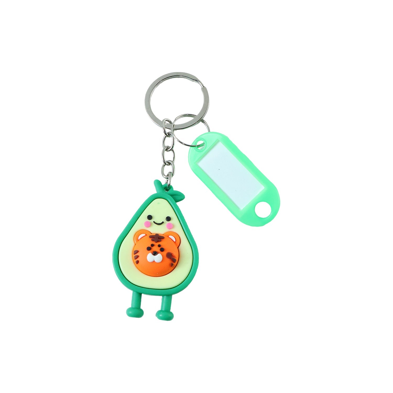 Keychain with Label Tag