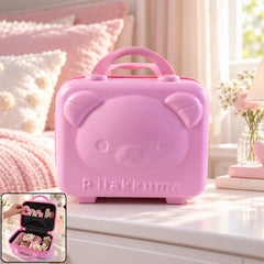 Kids Bear-Shaped Hard Shell Carry Case with Handle