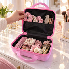Kids Bear-Shaped Hard Shell Carry Case with Handle
